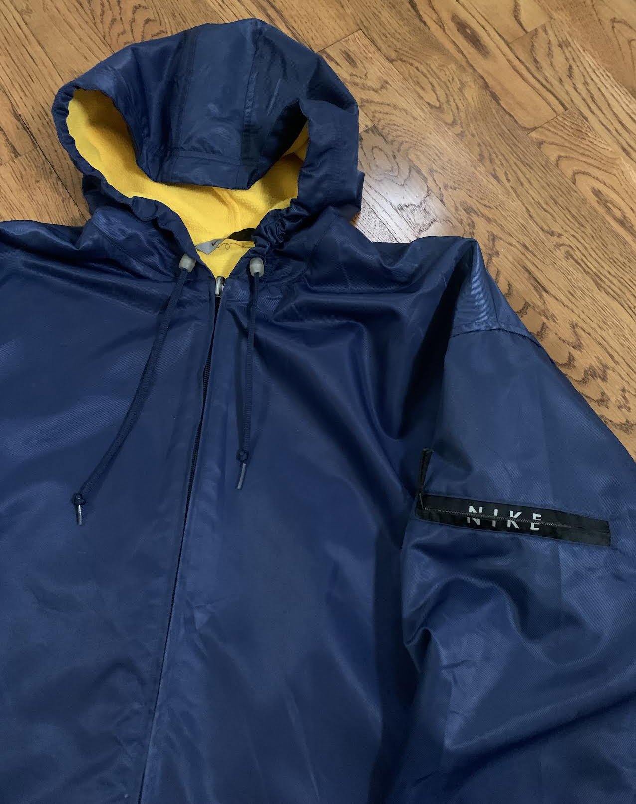 Vintage Nike Navy/ Yellow Jacket (Size XXL) — Roots